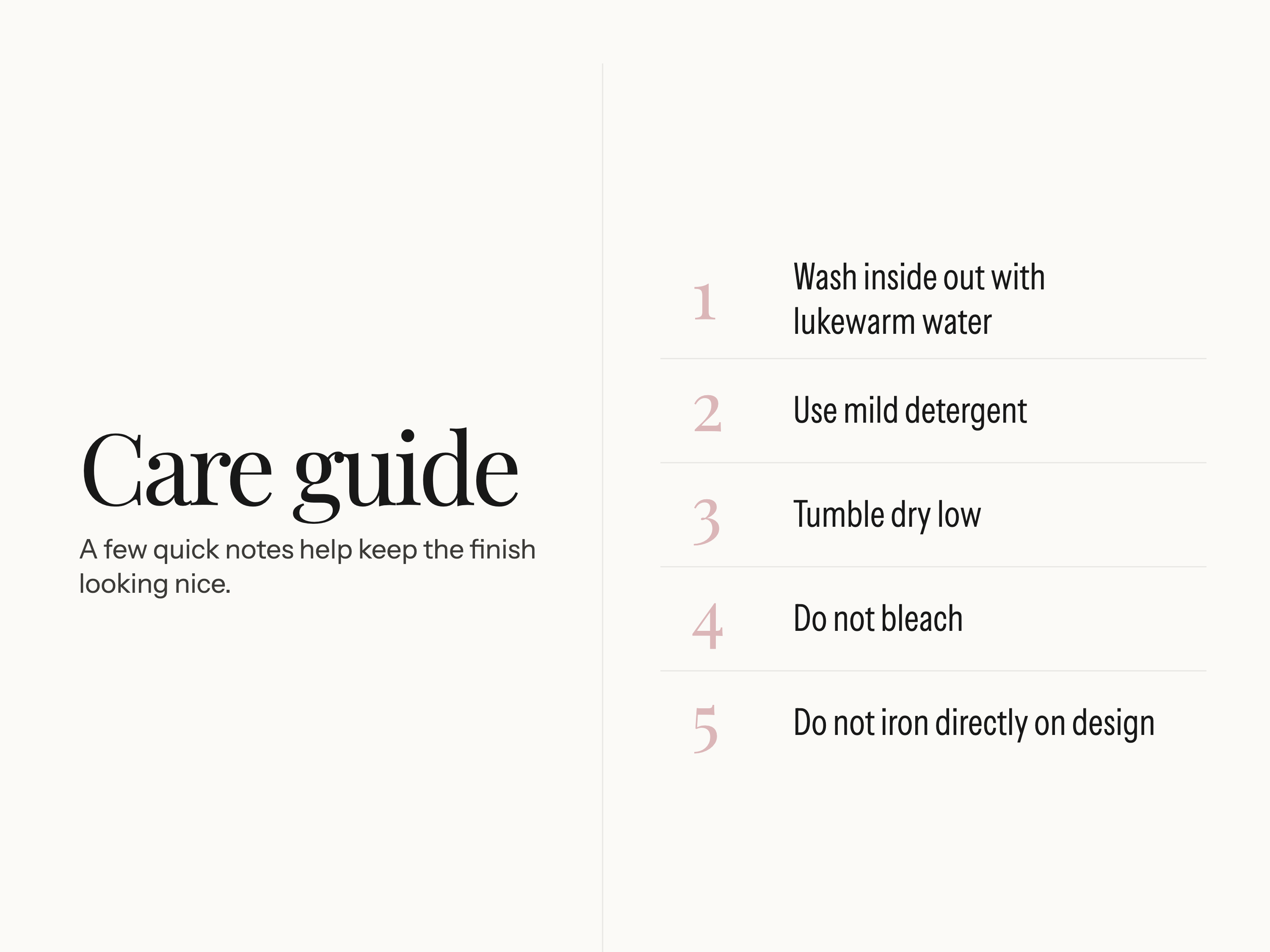 Care guide listing card